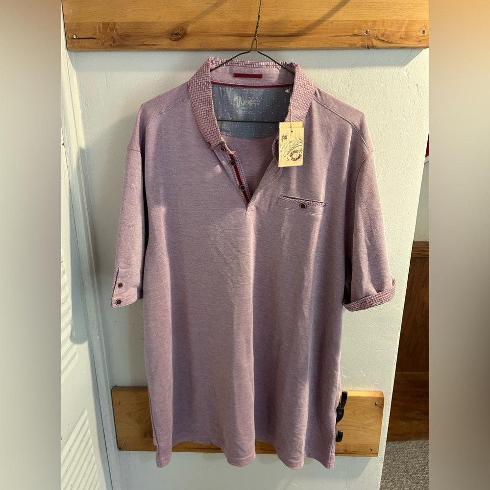Woody’s Retro Lounge NWT SS Polo Shirt Size XXL